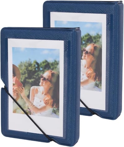 Compact fotoboek met 28 vakken voor Fujifilm Instax Mini, Kpop fotokaart houder voor 54x86mm foto's, ideaal voor herinneringen en opslag