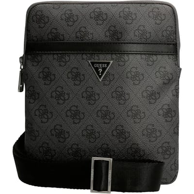 Guess Schoudertas Heren - Crossbodytas - Vezzola - Imitatieleer - Zwart