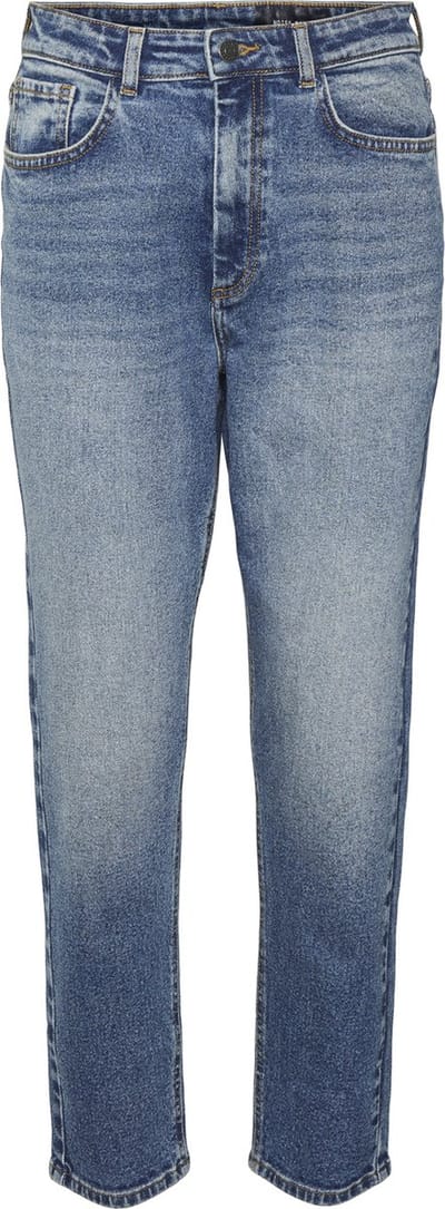 Noisy may Jeans Nmmoni Hw Straght Ank Jeans Az221db 27022745 Dark Blue Denim Dames Maat - W30 X L32