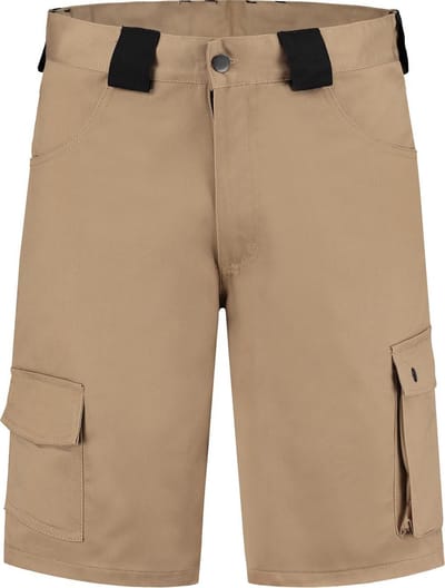 EM Workwear Bermuda Korte Werkbroek kat/pol Kaki - Maat 42