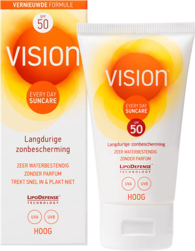 Vision Zonnebrand Every Day Sun SPF 50 - 2 x 90 ml - Voordeelverpakking