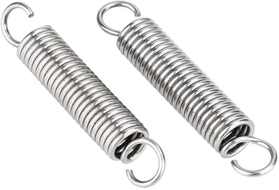 Trekveren RVS - Spanveren Dubbele Haak - Apparaten Repareren - Open Dubbele Haak - 10 x 110 mm - Zilverkleurig