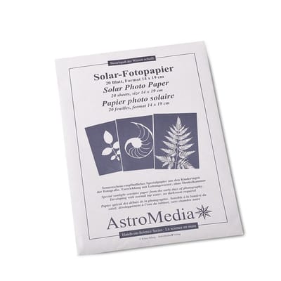 Solar-Fotopapier - Printen met zonlicht - Puur natuur foto's afdrukken - 14x19cm - 20 stuks