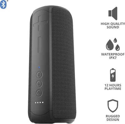 Trust Caro Max Powerful Bluetooth Wireless Speaker Zwart