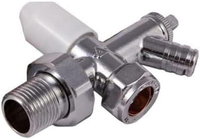 Radiator Klep - Aftapkraan - Verwarming Onderhoud - Verchroomd Metaal - 10mm - Zilver