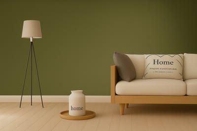 Giolligò afwasbare Muurverf – goede dekking Mat, Geurloos & Oplosmiddelvrij – 4.5 L emmer-Voor Binnen – 7-10 m²/L- sage_green