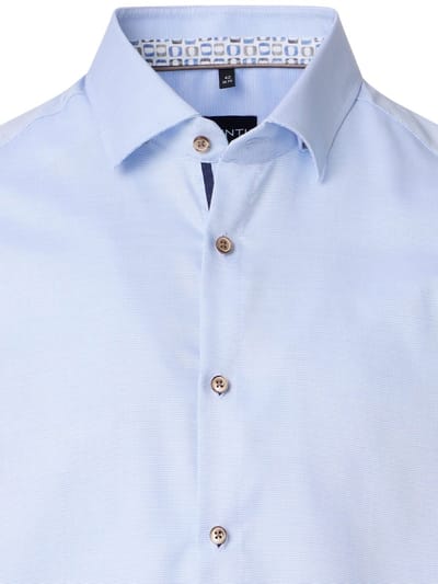 Venti Heren Overhemd Blauw Modern Fit Katoen 154410000-100 - 3XL