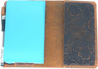 Leren Notitieboekhoes voor Moleskine en Leuchtturm 1917, Geschikt voor Pocket A6, Bruin, Reisjournal en Beschermhoes