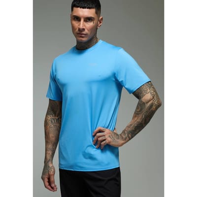 Tall Men's Active Regular Fit Performance T-shirt | Blue | Size XS