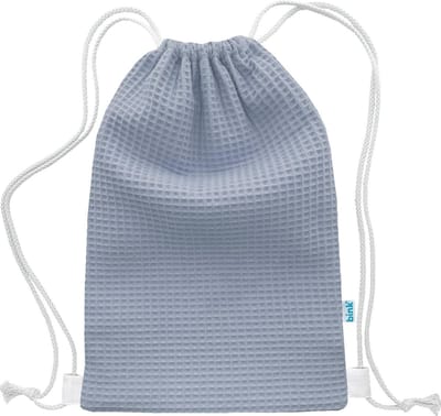 BINK Bedding Gymtas / Zwemtas Pique (wafel) dusty 40 x 28 cm