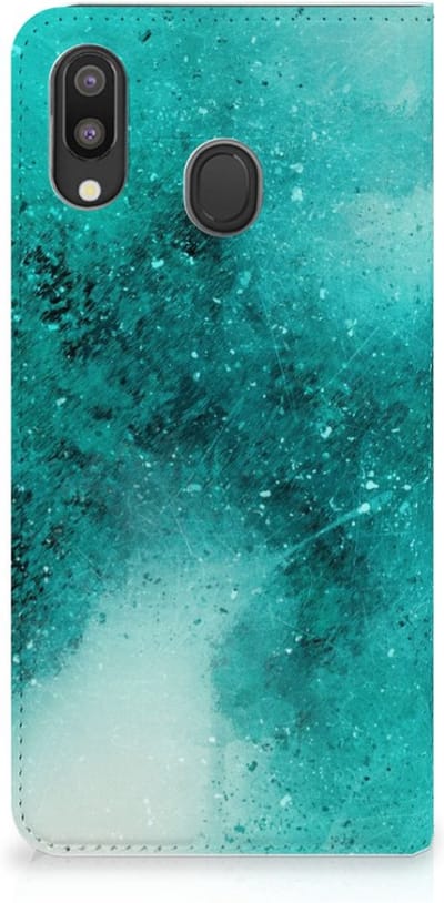 Bookcase Samsung Galaxy M20 Painting Blue