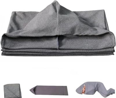 Draagbare Slaapcapsule Rekbare Reis Slaapzak Met Compressie Ademende Envelop Vormige Laken Comfortabele Reisdeken Voor Volwassenen En Kinderen Kampeerreis Vliegreis Kindermaat 150x40 Cm