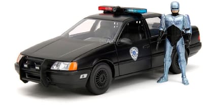 Beeldje Jada Toys Robocop Hollywood Rides 1986 Ford Taurus