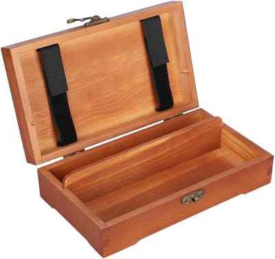 Houten Opbergdoos voor Sieraden en Tekenmaterialen, Ideaal voor Creatieve Projecten en Organisatie