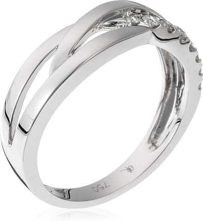Orphelia RD-3381/58 - Ring - 18 Karaat Witgoud / Diamant 0.15 ct