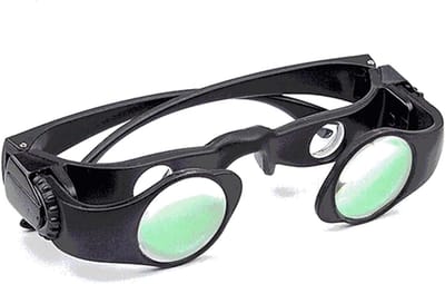 Vergrootbril - Verstelbare bril - Lezen en vissen - 8x HD groene lens - 15 x 10 x 5 cm