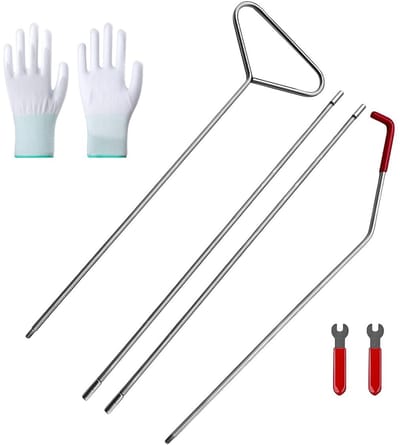 ZEYNOMAX- Gereedschapsset Professioneel - Reparatieset Auto - Lange Afstand - Staal - 4 Gereedschappen - Handschoenen - 41 cm, 42 cm, 44 cm