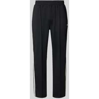 straight fit sweatpants met logodetail model 'Latucci'
