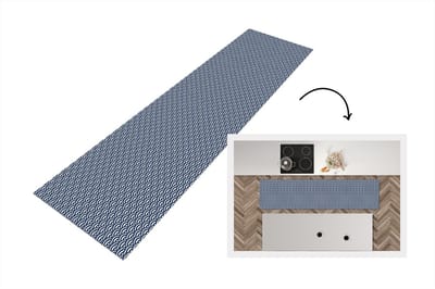 Keukenloper 200x50 cm - Keukenmat vinyl Japan - Boog - Patronen - Keukenmatten loper - Keuken vloerkleed tapijt