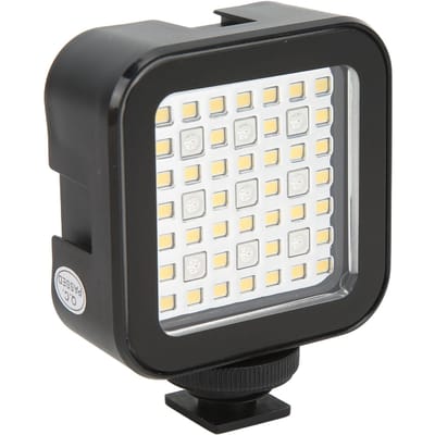 ST49W 30m 98ft Waterdicht RGB Duiklicht 49 LED Hoog Vermogen Dimbaar Onderwater Video Invullicht black