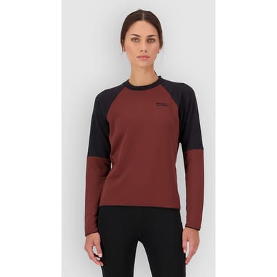 Mons Royale Quad Merino Fleece Trui rood
