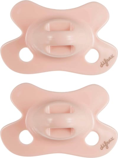 Difrax Fopspeen Natural - Newborn - Roze & Lichtroze - 2 Stuks