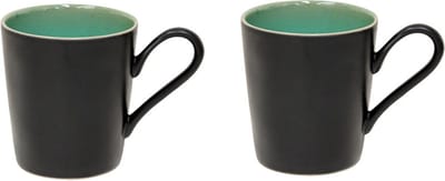 Costa Nova Riviera Azur servies beker met oor set van 2 - 13 x 9 cm