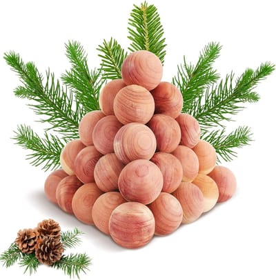 Cedarhouten mottenballen - 40 stuks - Natuurlijke bescherming tegen motten en insecten