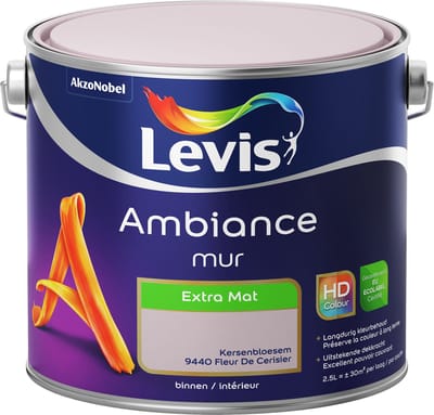 Levis - Ambiance Mur Extra Mat - Kersenbloesem - 2,5 L
