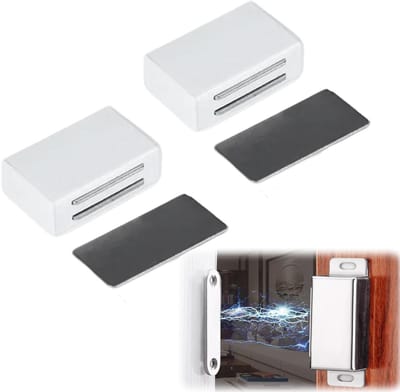 Dailygoods - Zelfklevende Deurmagneten - 12 kg Sterke Magneetsnapper Set van 2 voor Meubels