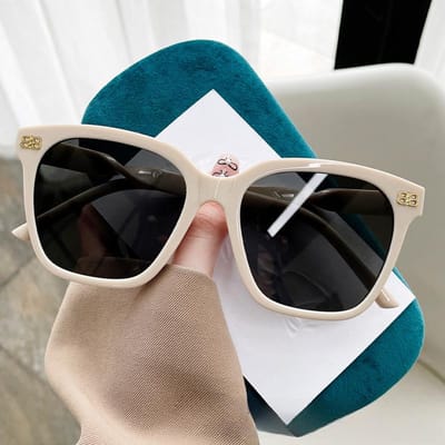 Groot Vierkant Montuur Hoge Stijl Betaalbare Luxe Stijl Dames Zonnebril Grensoverschrijdende Mode Trendy Uniek Internet-Beroemde Zonnebril