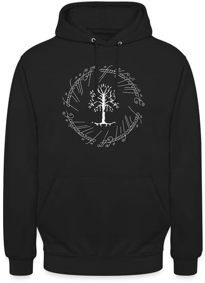 The Lord Of The Rings De Witte Boom Van Gondor Hoodie Unisex