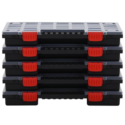 vidaXL - Assortimentsdozen - 5 - st - 40x30x5 - cm - polypropeen