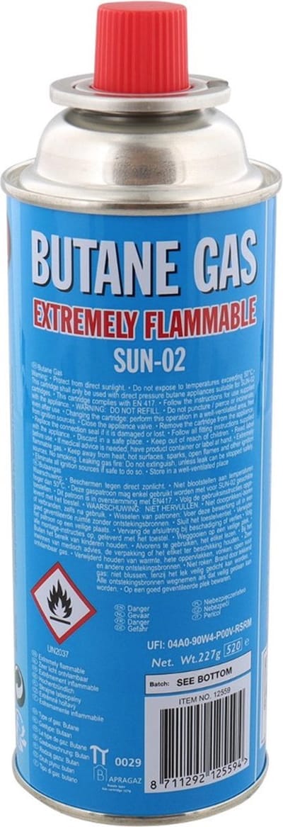All Ride Butaan gas fles Sun-02 / Navulgas