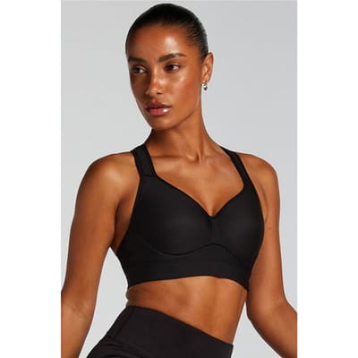 Hunkemöller Dames - Sport collectie - HKMX Sport bh The All Star Level 2 - Zwart - maat B85