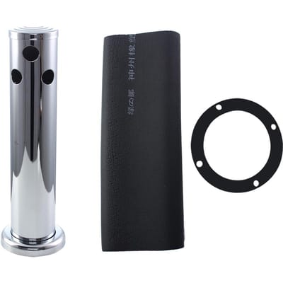 3  Roestvrij Staal Verstelbare Tapbier Kegerator Toren Bier Dispenser Tool(Drievoudige kraan)