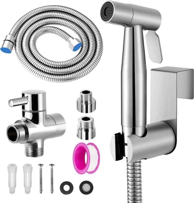 Handheld Bidet Toilet Sprayer Kit met Douche en Houder - Persoonlijke Hygiëne en Bedpan Reiniging - Babyluiers - Bidet Handdouche Set