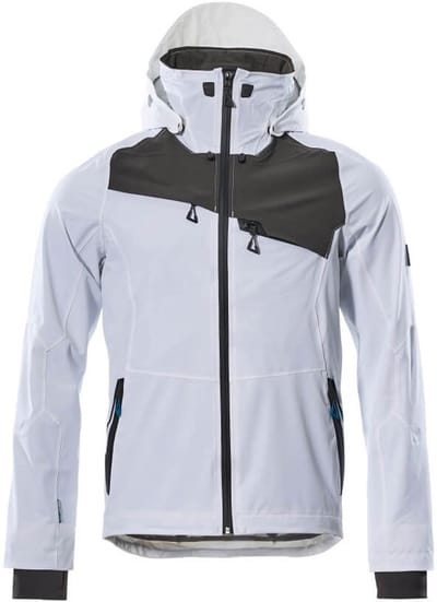 Mascot Advanced Shell jas 17001-411 - wit/donkerantraciet - 2XL