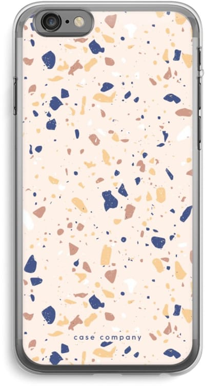 Case Company® - Hoesje geschikt voor iPhone 6 PLUS / 6S PLUS hoesje - Terrazzo N°23 - Soft Cover Telefoonhoesje - Bescherming aan alle Kanten en Schermrand