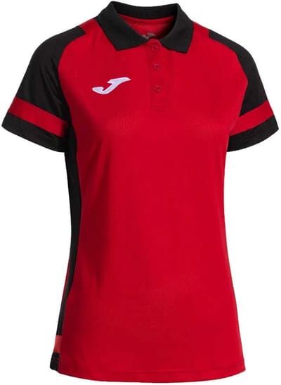 Joma Lider Korte Mouw Poloshirt Rood M Vrouw
