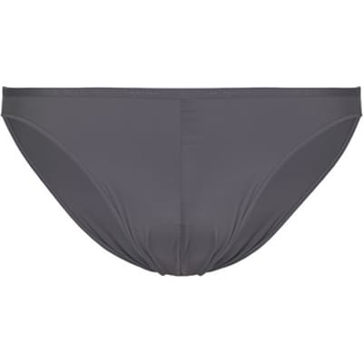 HOM Plumes micro briefs (1-pack) - heren micro slip microfiber - antraciet grijs