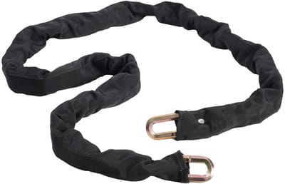 Fietskettingslot van 5,91 Voet, 9,5 mm, Robuust Staal, Antidiefstalbeveiliging voor Fiets, Motorfiets, Scooter, Deur en Poort, Zwart
