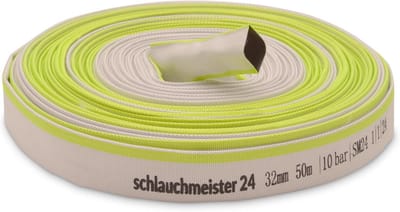 Ø 32 mm - 1 1/4 inch, 50 meter geweven slang | industriële slang | bouwslang | platte slang