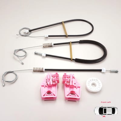 BWR5044 Kit de réparation lève-vitre Avant Gauche pour Skoda Superb MK2 B6 3T 3T4 3T5 2008-2015 5 portes 3T0837401