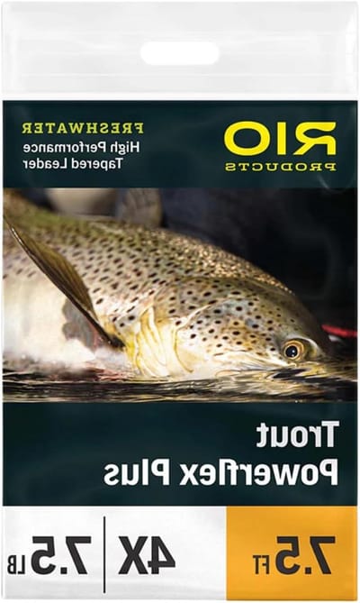 Vliegvis Leaders - Forel Leiders - Vissen Op Forel - Extra Sterke Knoopsterkte - 3 Stuks 9' 5X - Helder