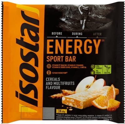 Isostar High Energy Sportreep Multifruits - 6 x 3 x 40 gr - Voordeelverpakking