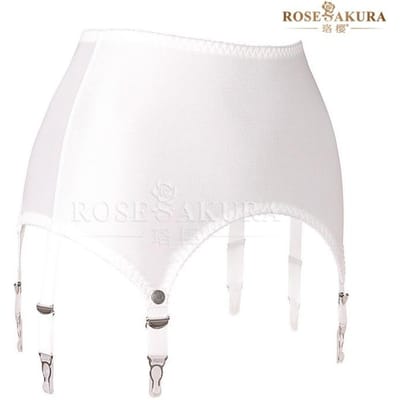 Sexy Luxe Vrouwen Glanzende Minirok Metalen Clips Jarretel Suspender Riem Voor Ol Feest Dans Zomer Kous Mode Ootd Lingerie M 40-65kg white