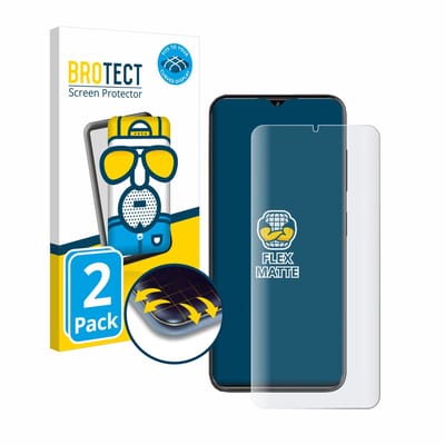 BROTECT - Screenprotector voor ZTE Blade V50S - Folie Beschermfolie matte volledig dekking 2 Stuks