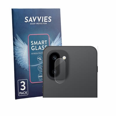 3 Stuks Savvies Screenprotector - geschikt voor OnePlus 15R (ALLEEN Camera Lens) - beschermfolie glas transparant