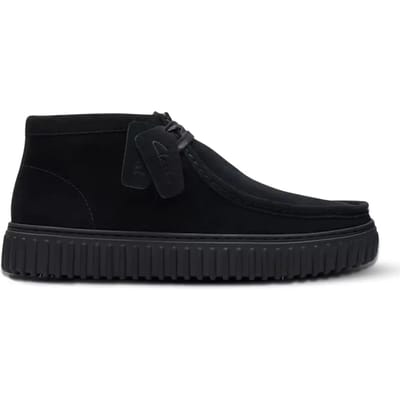 Clarks Torhill Hi Heren Veterschoenen - Heren - Zwart - Maat 41,5